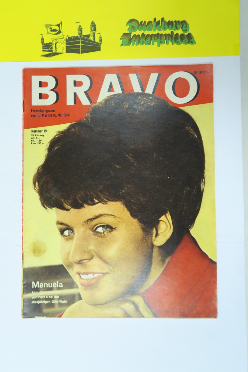 Bravo 1964 /19 vom 5.5.1964 Manuela, Michael Landon, Hannelore Auer 159023