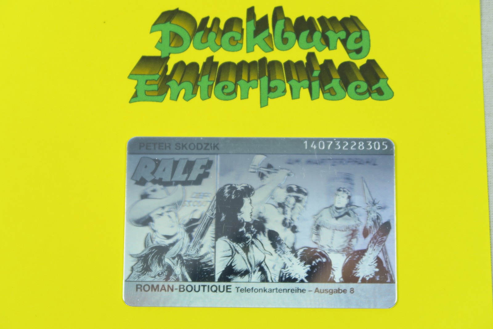 Telefonkarte RALF O 1087  Hologramm Ausgabe Nr. 8 v. 1994  Roman Boutique 161609