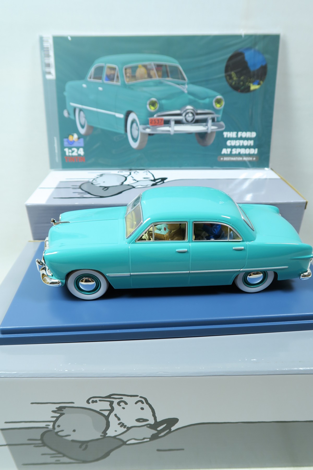 Tim & Struppi Tintin Auto 1/24 Ford Custom  Moulinsart 29940