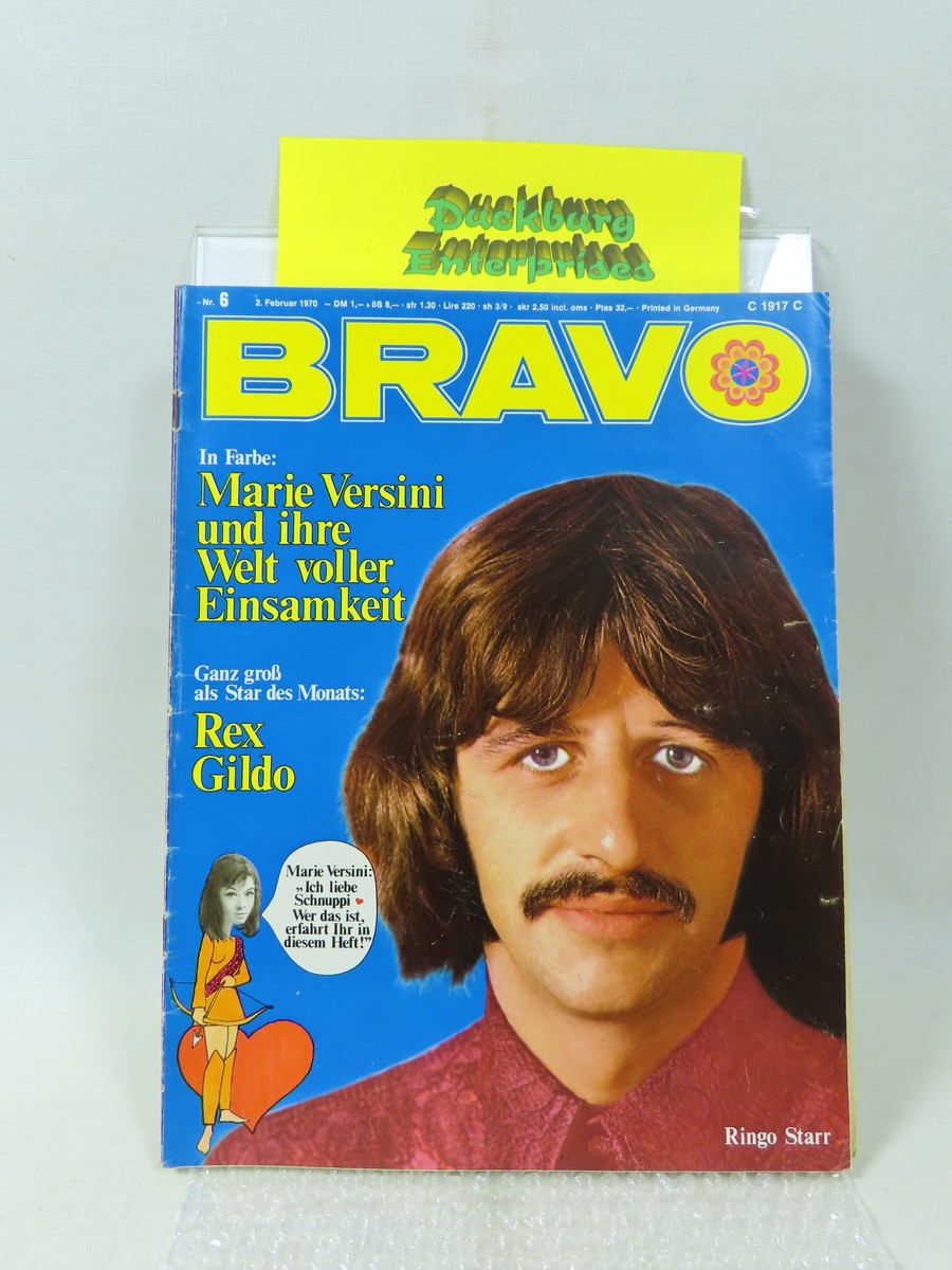 Bravo 1970 / 6 vom 2.2.1970 Ringo Starr, Chris Roberts, Gildo, Versini 159399