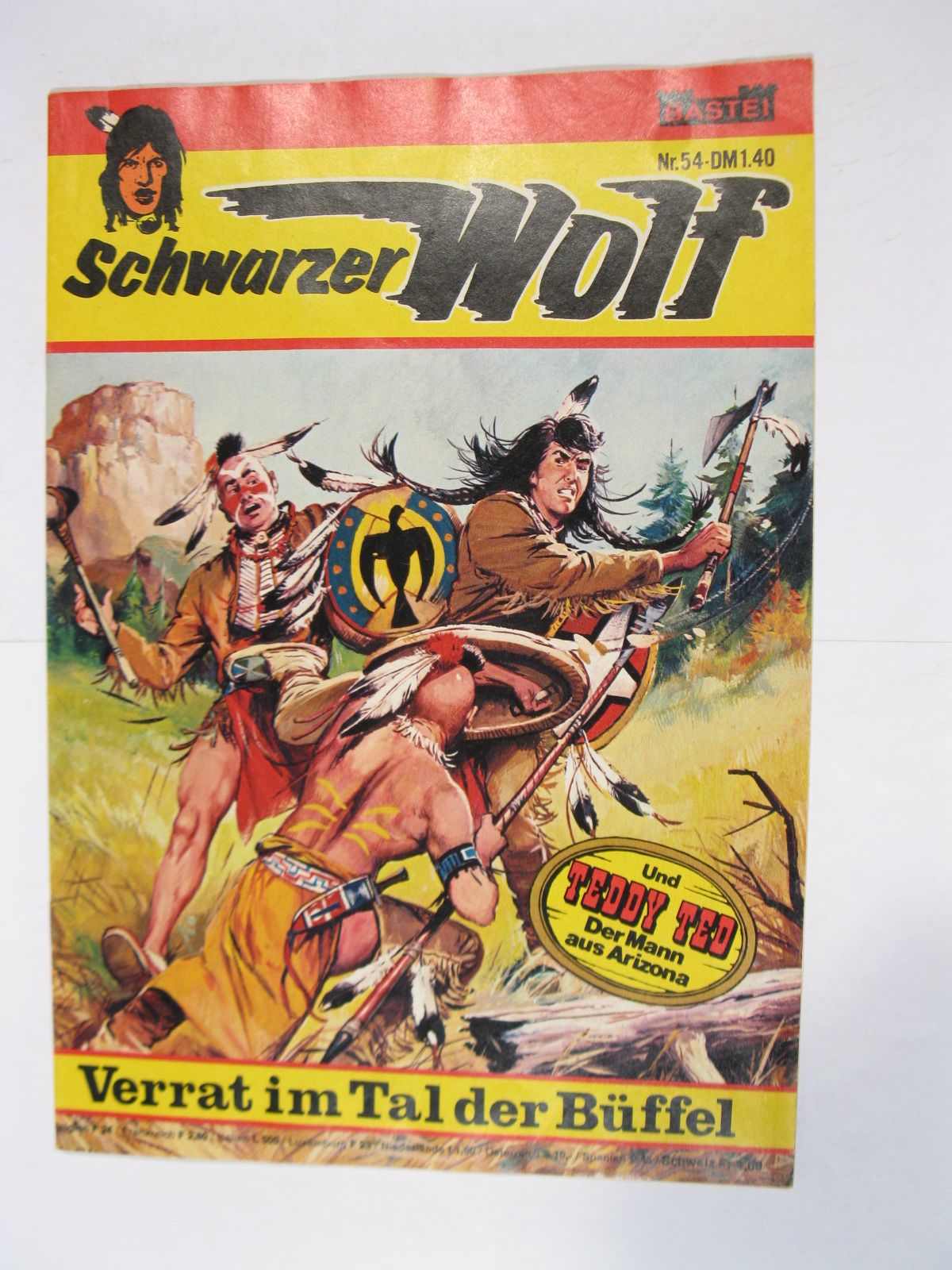 Schwarzer Wolf Nr. 54  Bastei im Zustand (1-2). 86079