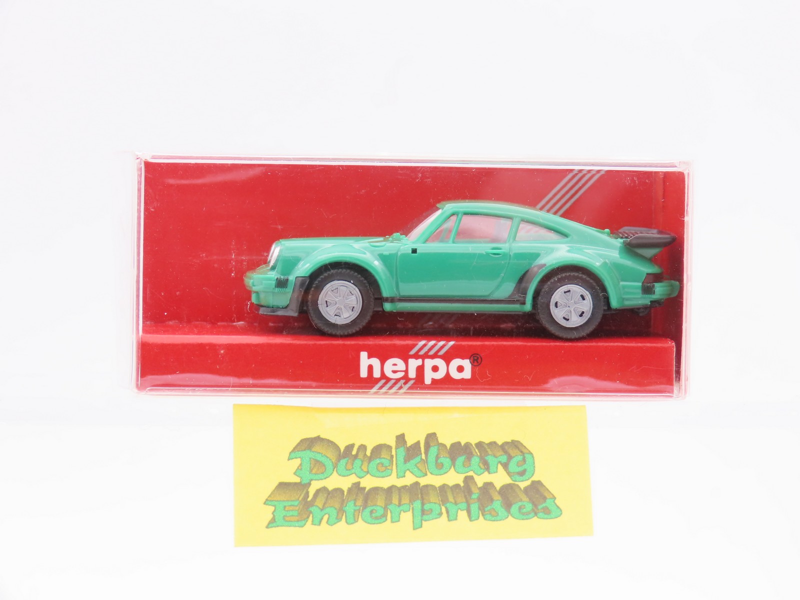 Herpa 020602 Porsche 911 Turbo grün in OVP 1:87 186453