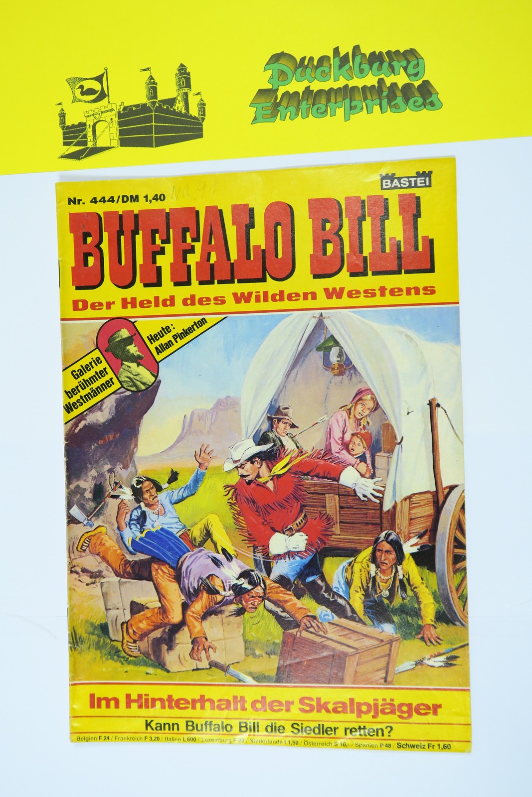 Buffalo Bill Nr. 444  Wäscher Bastei im Zustand (2). 161263