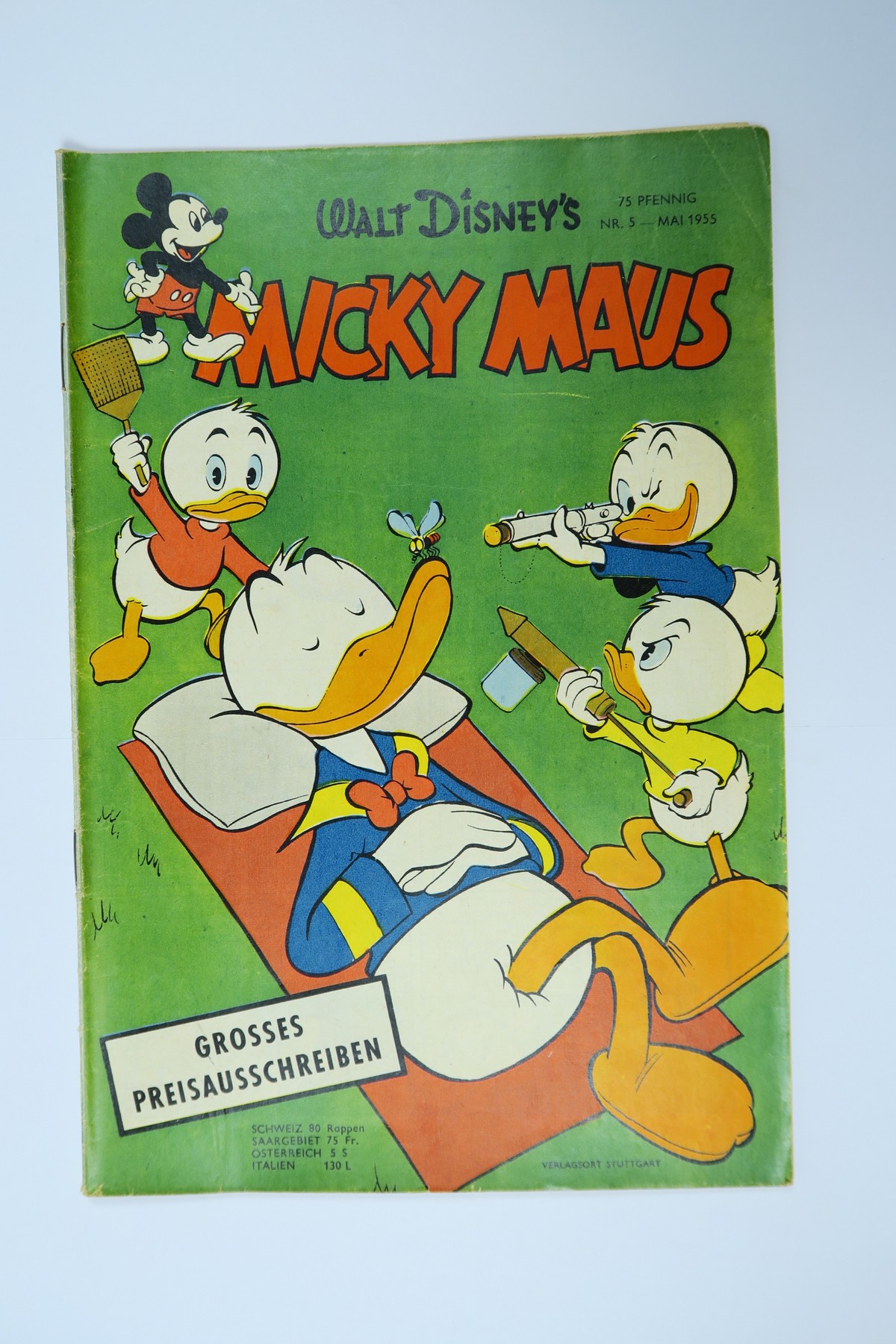 Micky Maus 1955/ 5 vom Mai 1955   Ehapa im Zustand (2/2-3). 142941