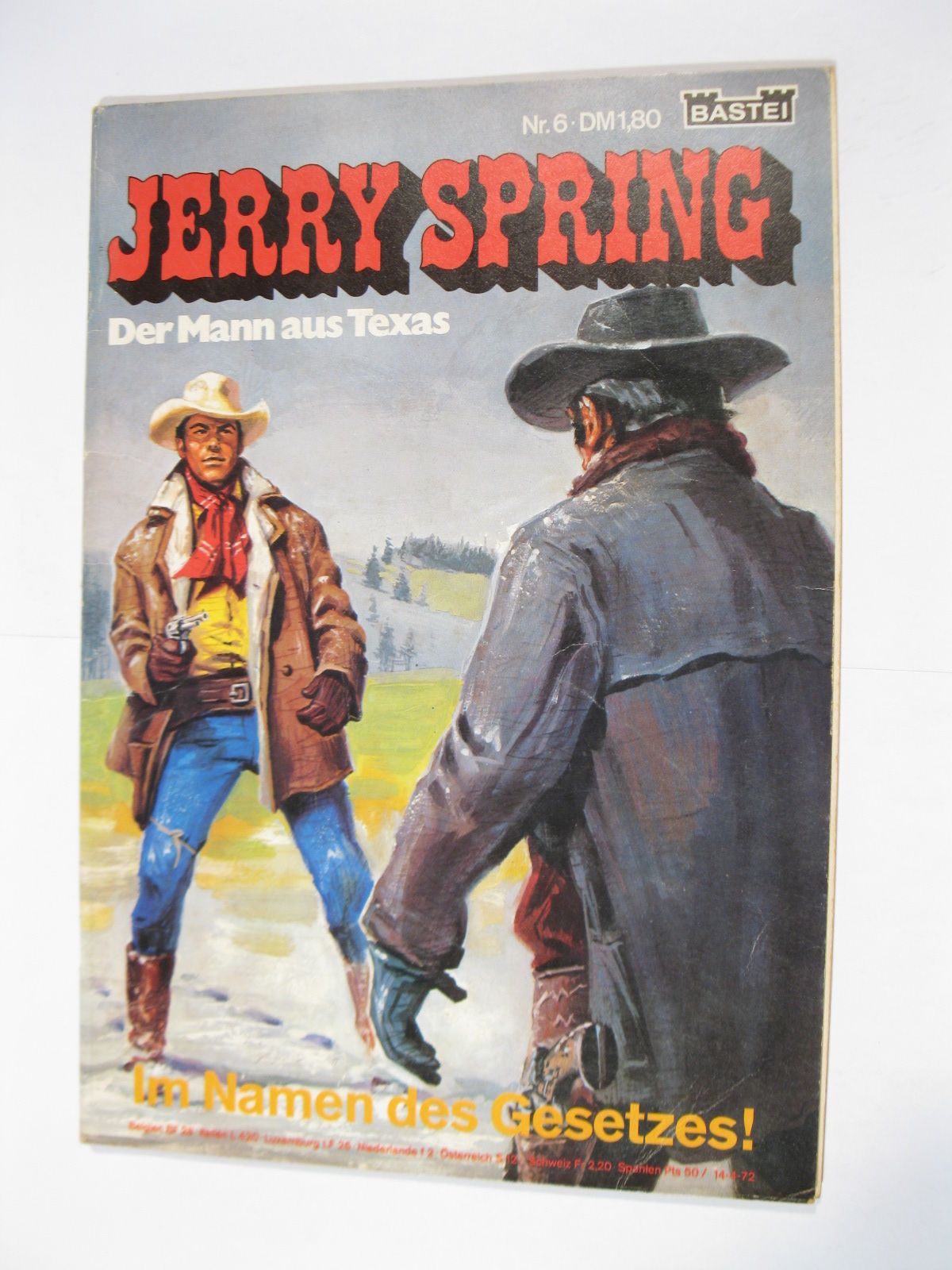 Jerry Spring 1. Aufl. Nr.  6  Bastei im Zustand (1-2 NZ). 94337