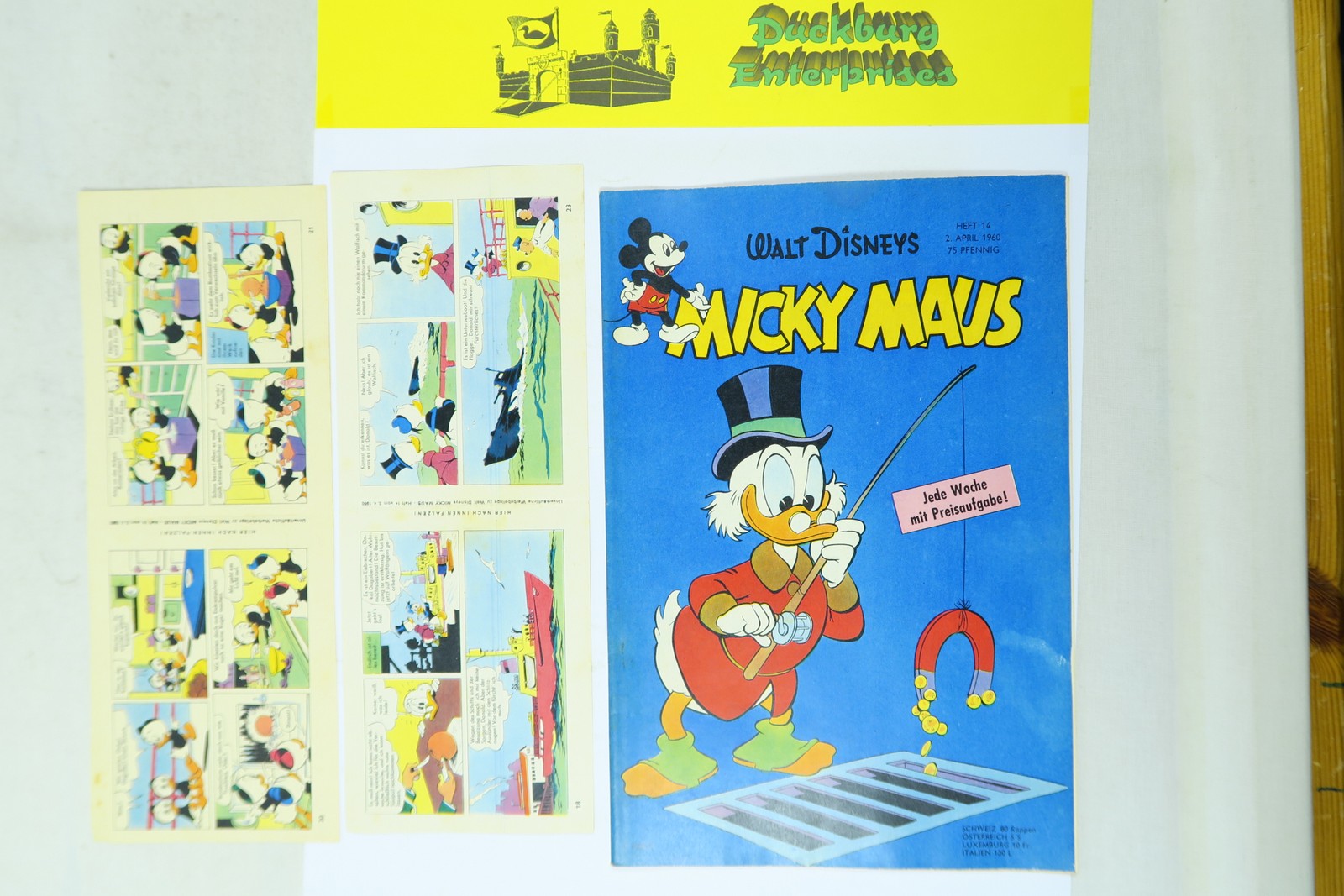 Micky Maus 1960/ 14 vom 2.4.60  Ehapa im Zustand (1-2). 162757