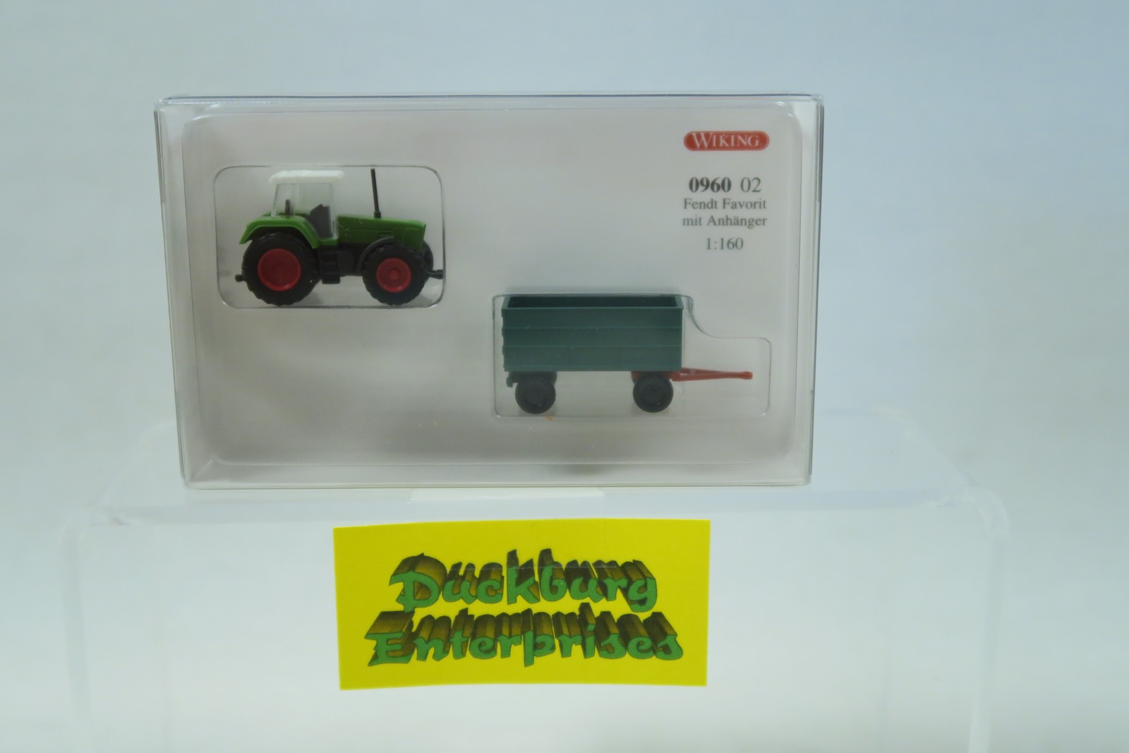 Wiking 1:160 PKW 096002 Fendt Favorit mit Anhänger in OVP 168947