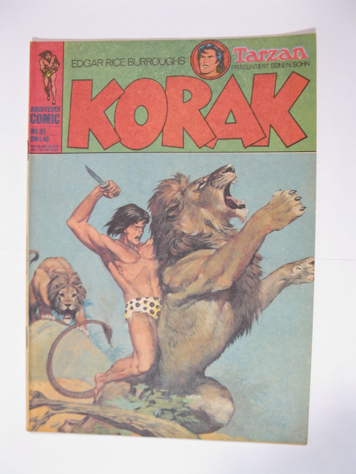 Korak, Tarzan Sohn Nr.  93  BSV Verlag im Zustand (2). 90431
