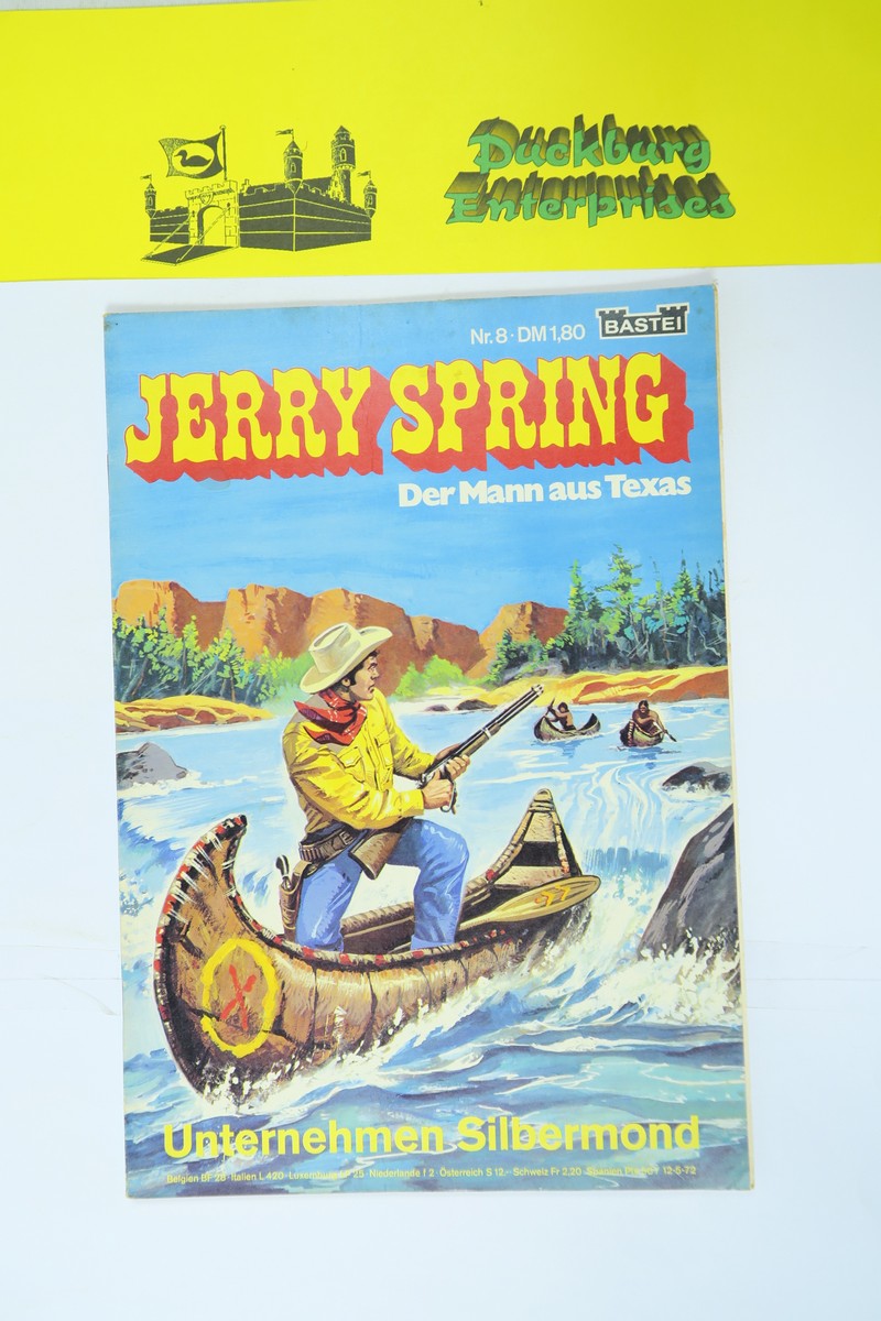 Jerry Spring 1. Aufl. Nr.  8 Bastei Verlag im Zustand (1-2). 153775