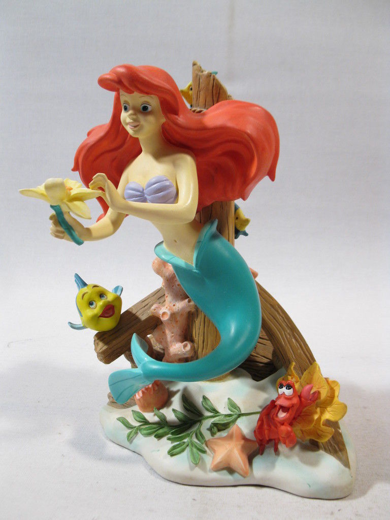 Kunstharzfigur Arielle aus Disney Park USA 18 cm groß 72039