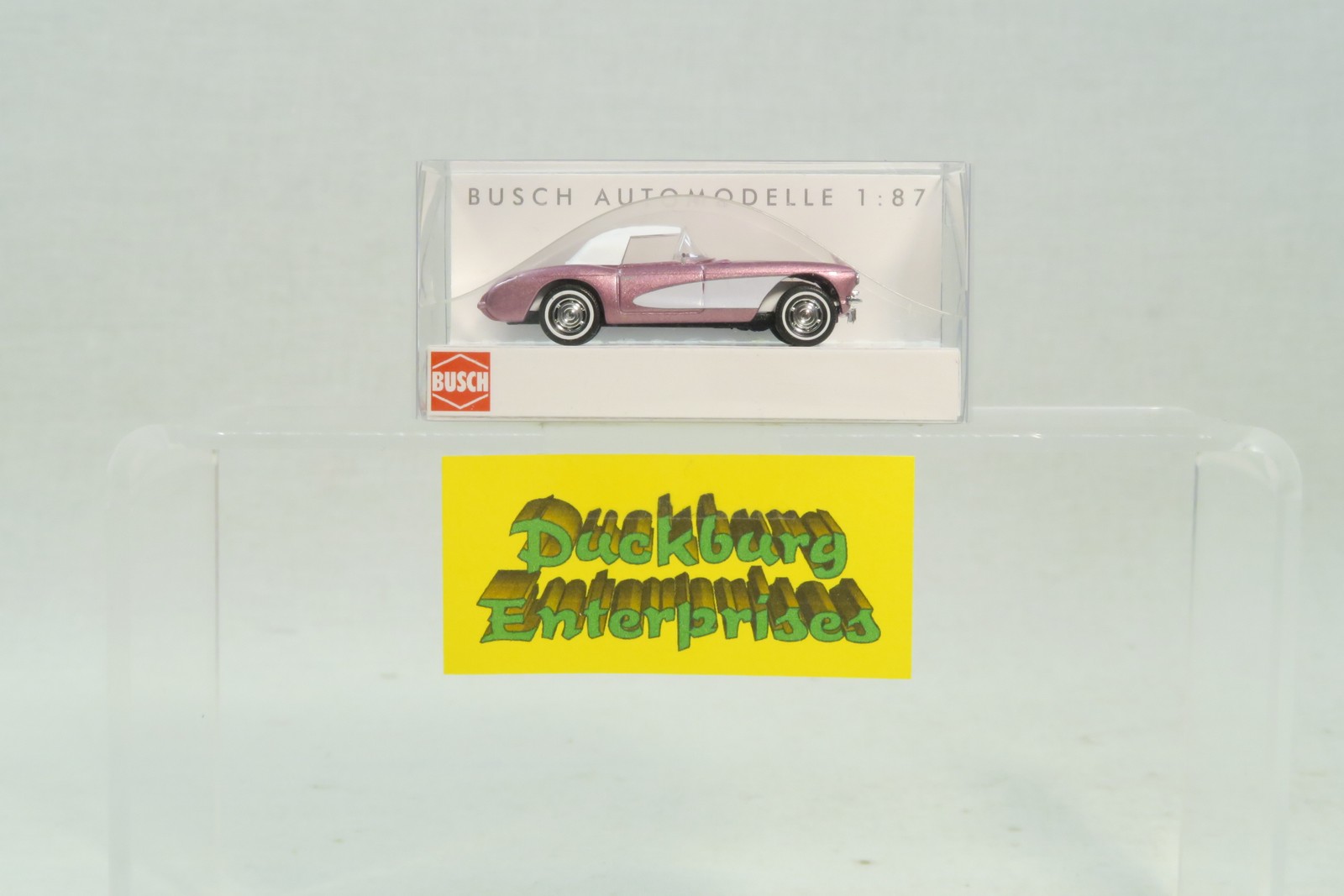 Busch 1:87 PKW Chevrolet Corvette C1 Convertible 45408 pink metallic OVP 184829