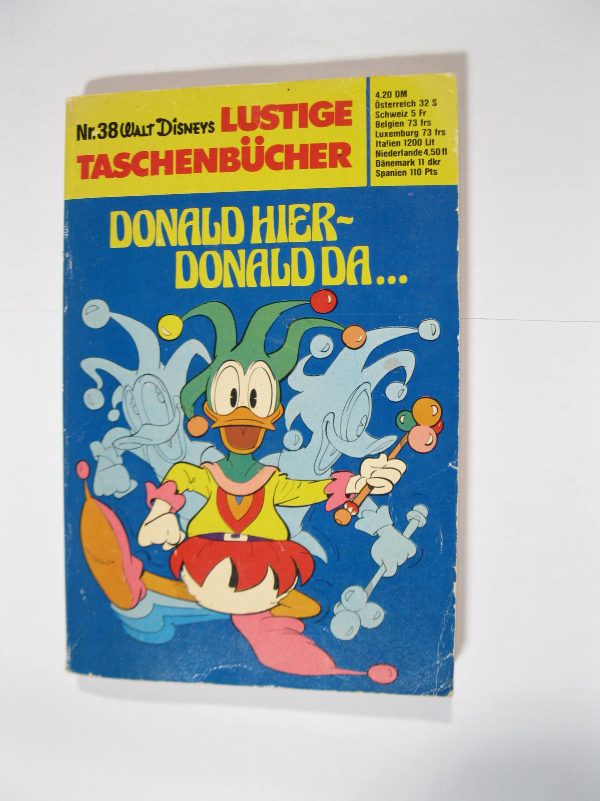 Donald Duck Lustiges Taschenbuch  Nr. 38 ERSTAUFLAGE Ehapa Z (2). 100447