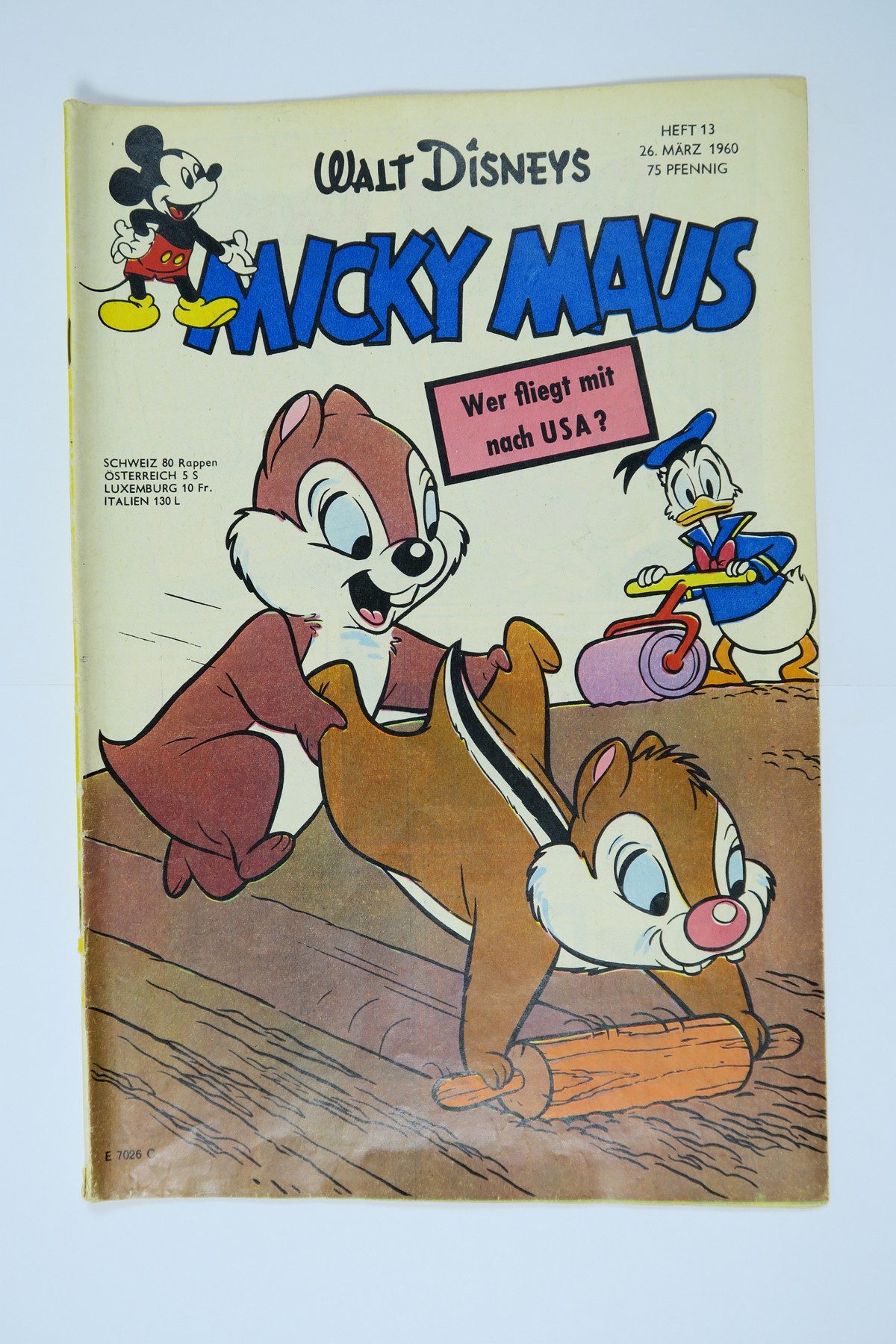 Micky Maus 1960/13 vom 26.3.60  Ehapa im Zustand (2-3 oS). 143377