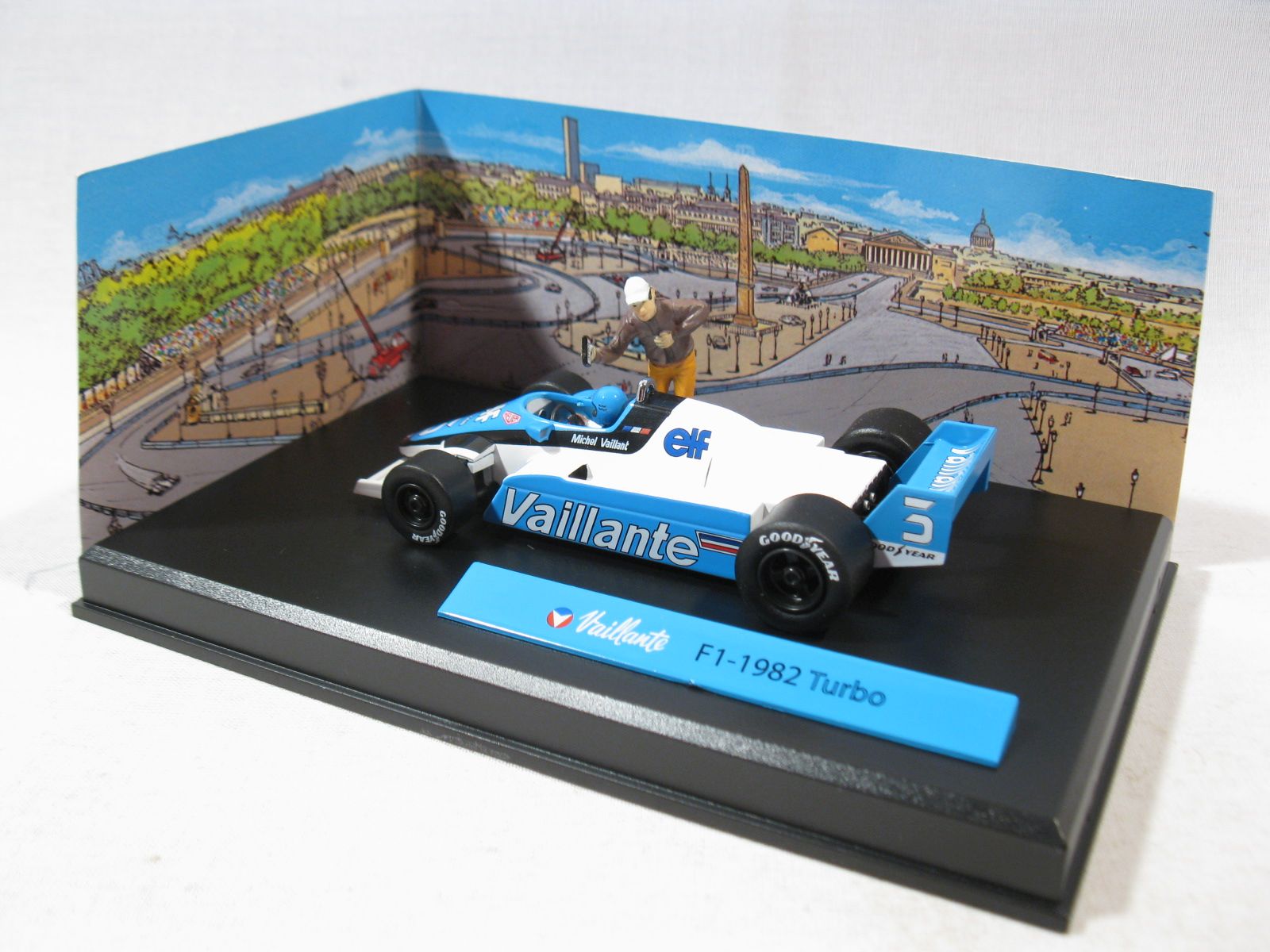 Michel Vaillant Auto  F1 - 1982 Turbo  Metall Diorama 1:43  85296