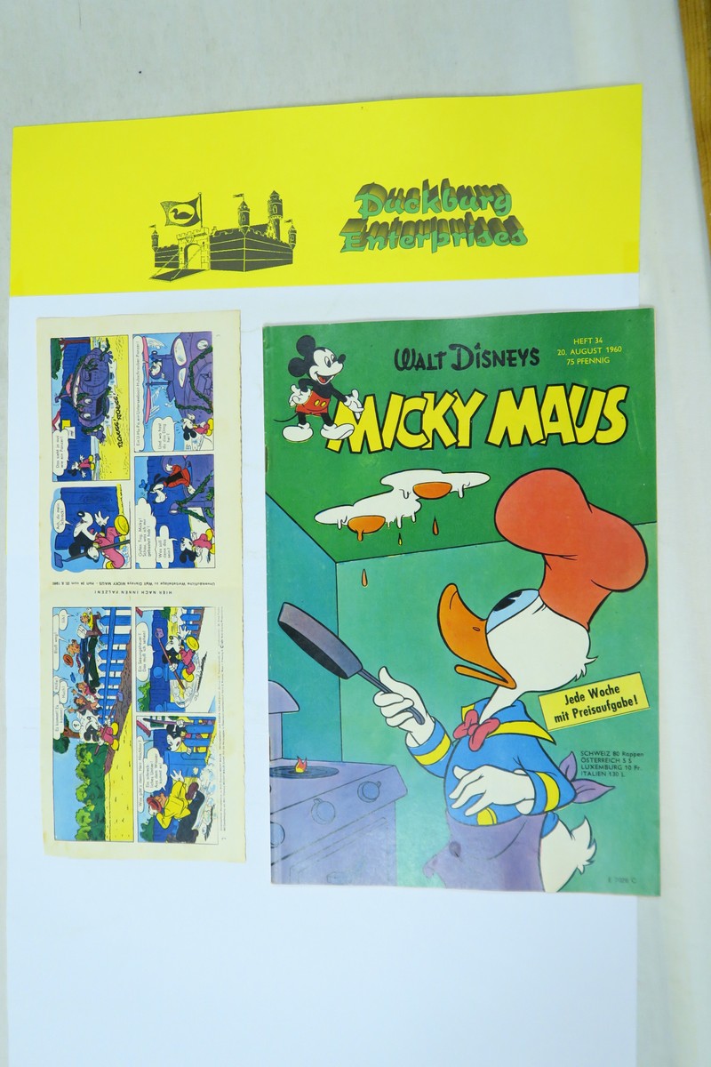 Micky Maus 1960/ 34 vom 20.8.60  Ehapa im Zustand (1-2). 162777