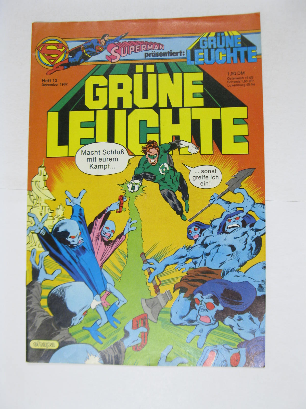 Grüne Leuchte Nr. 1982/12  Ehapa im Zustand (1). 124001