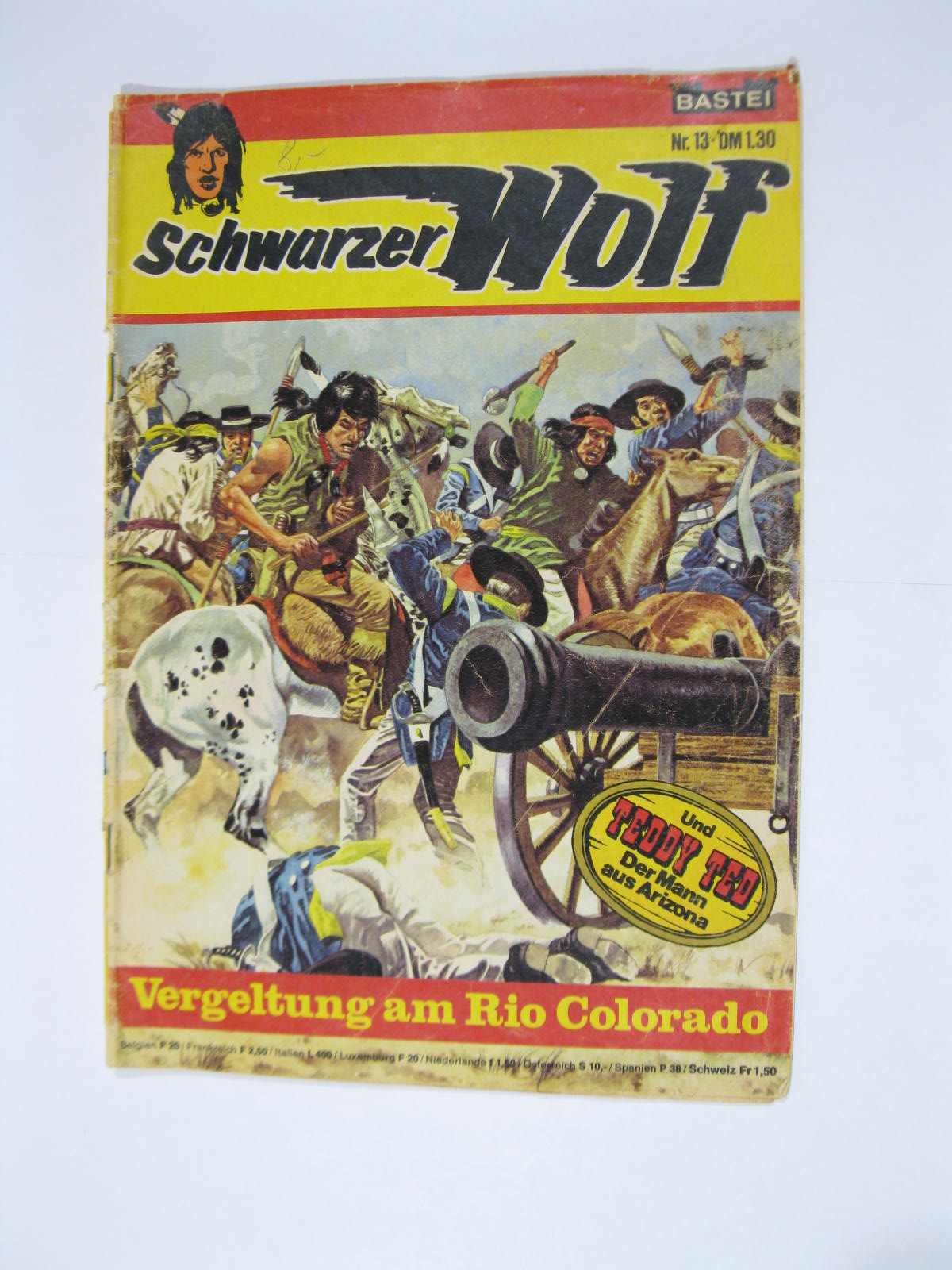Schwarzer Wolf Nr. 13  Bastei im Zustand (3). 117219