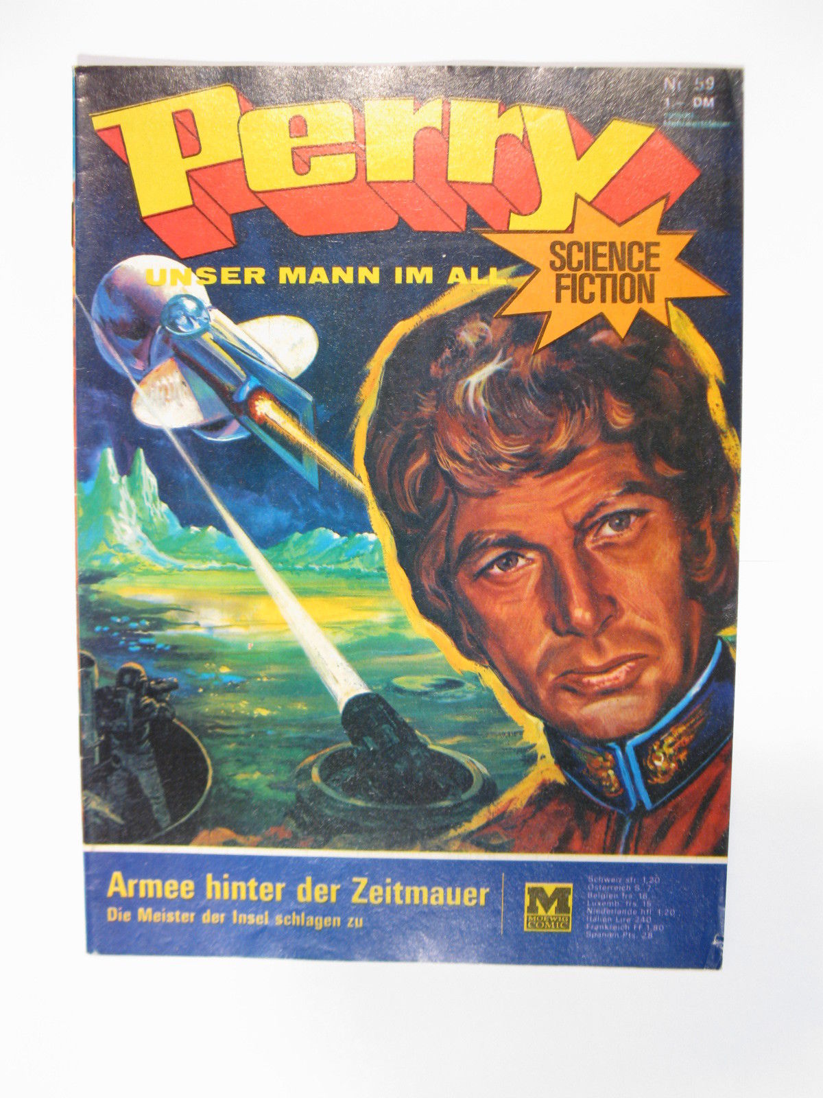 Perry Mann im All  Nr.   59  Moewig Verlag im Zustand (1-2). 73463