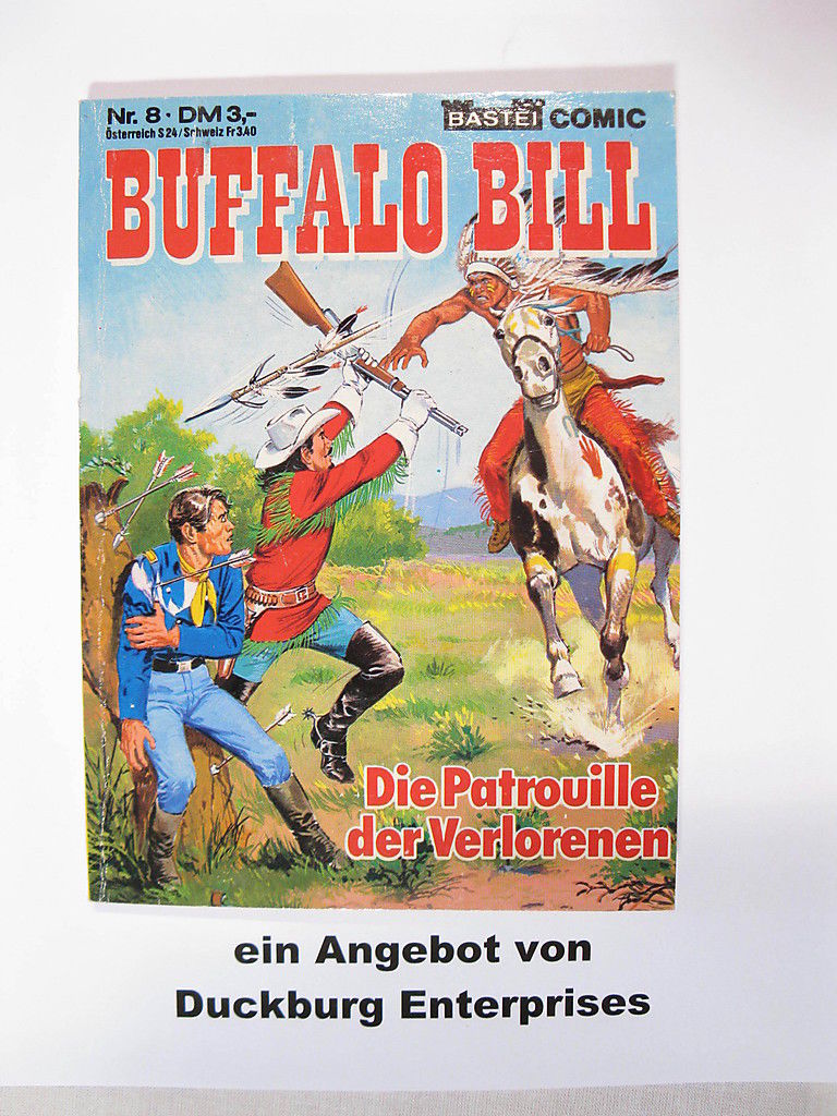 Buffalo Bill  Taschenbuch Nr. 8    Bastei Verlag im Z (1-2)   41661