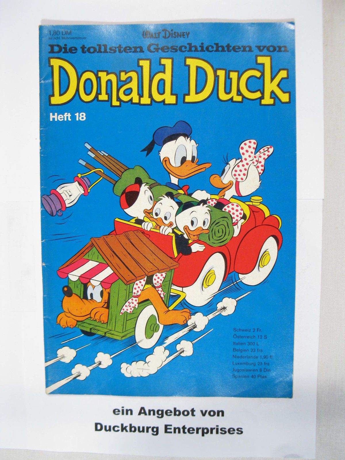 tollsten Geschichten Donald Duck  18 Ehapa Verlag im Zustand (1-2) 48359