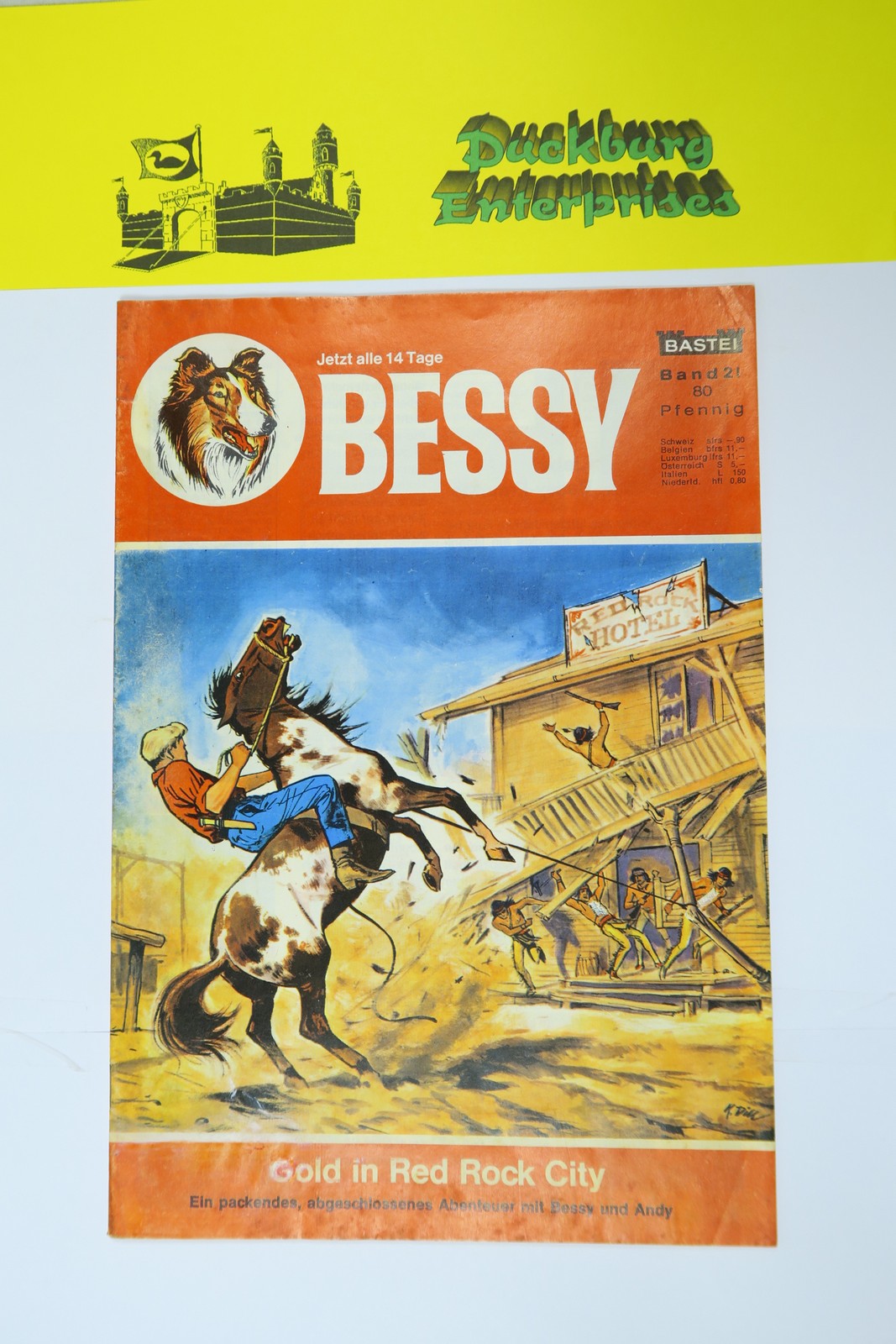 Bessy Comic-Heft Nr. 21  Bastei im Zustand (2/2-3). 150747