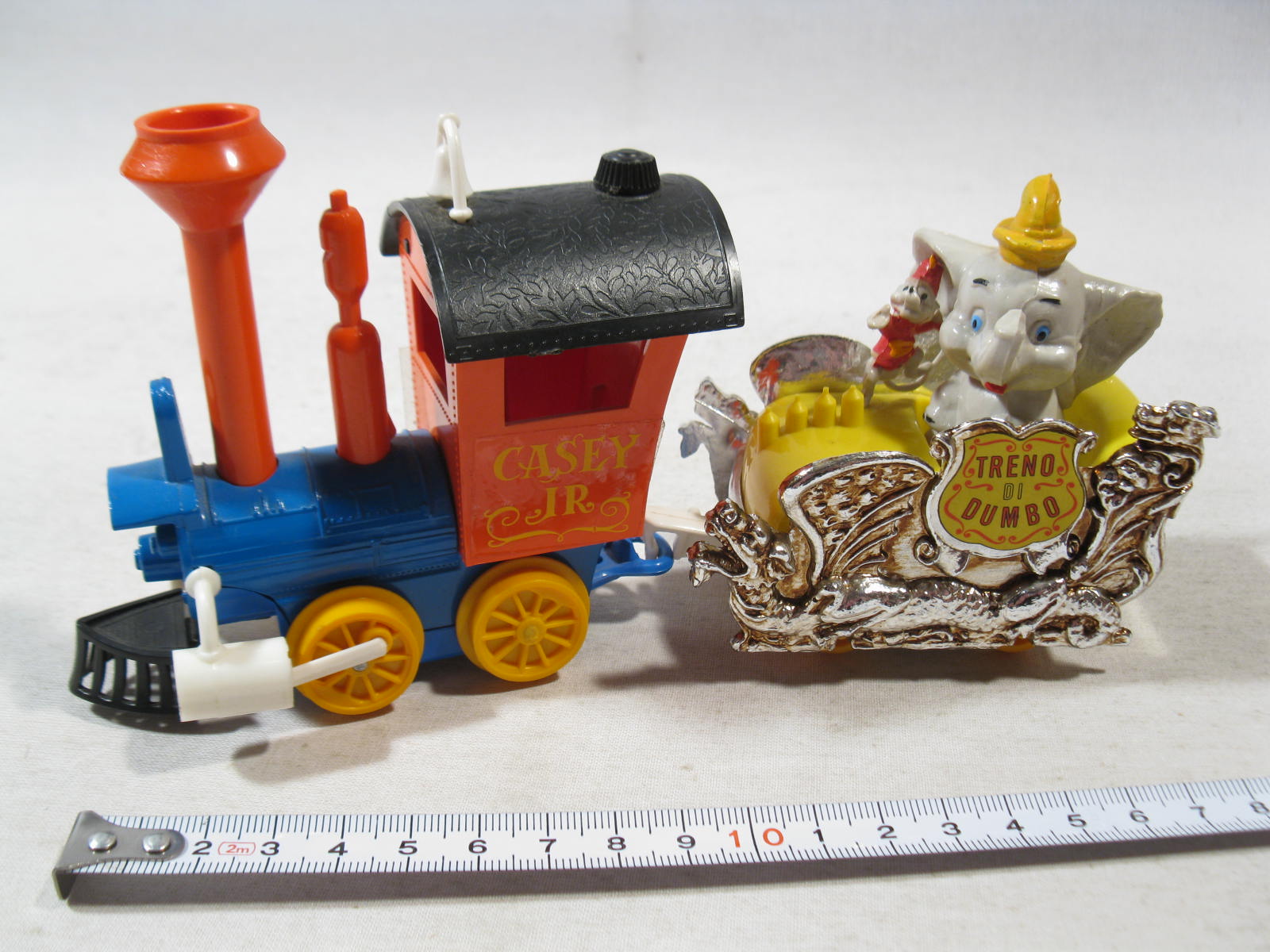 Polistil Disney Dumbo Zirkus Zug Trenino Casimiro 70er Jahre Politoys 116011