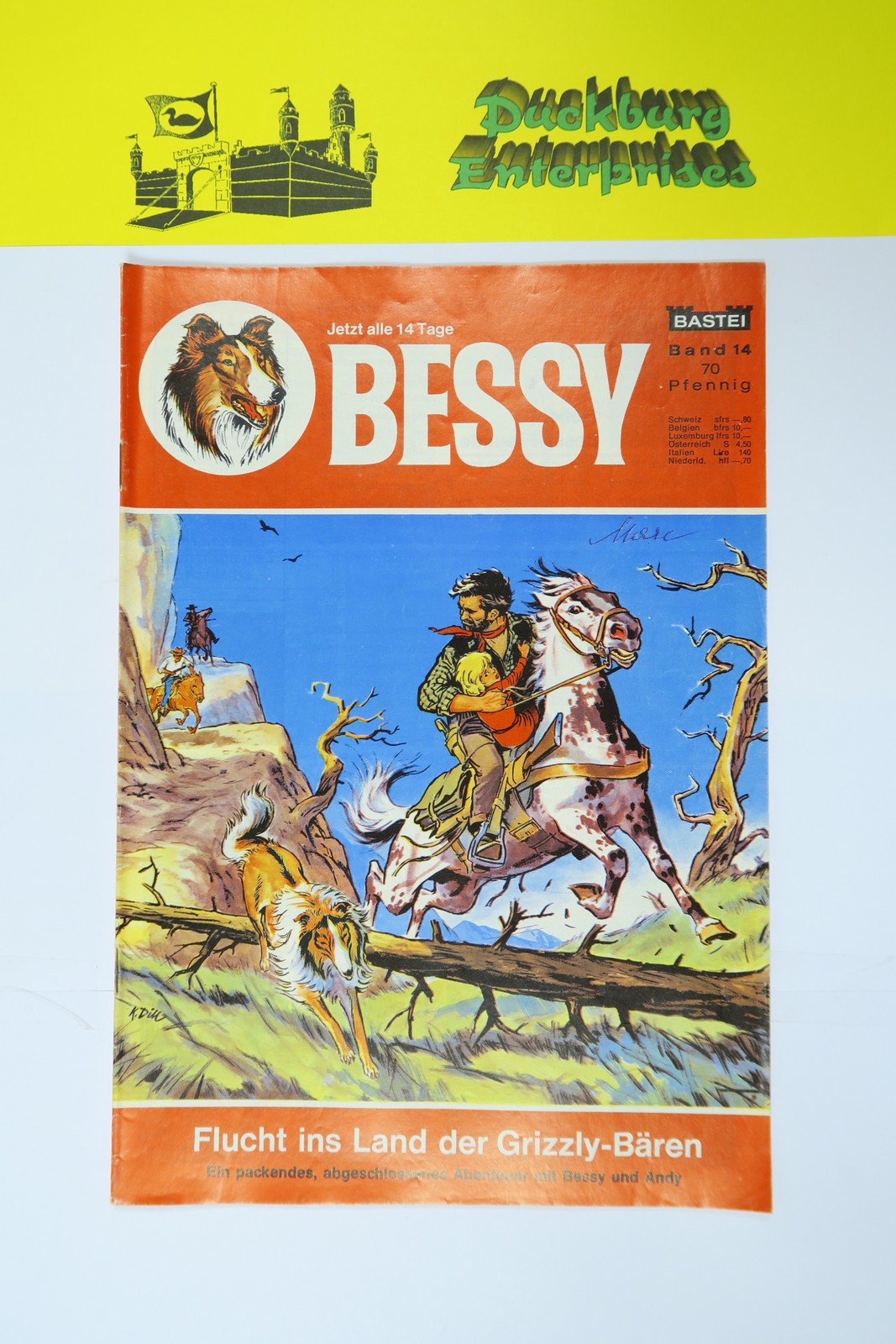 Bessy Comic-Heft Nr. 14  Bastei im Zustand (2/2-3 NZ). 150799