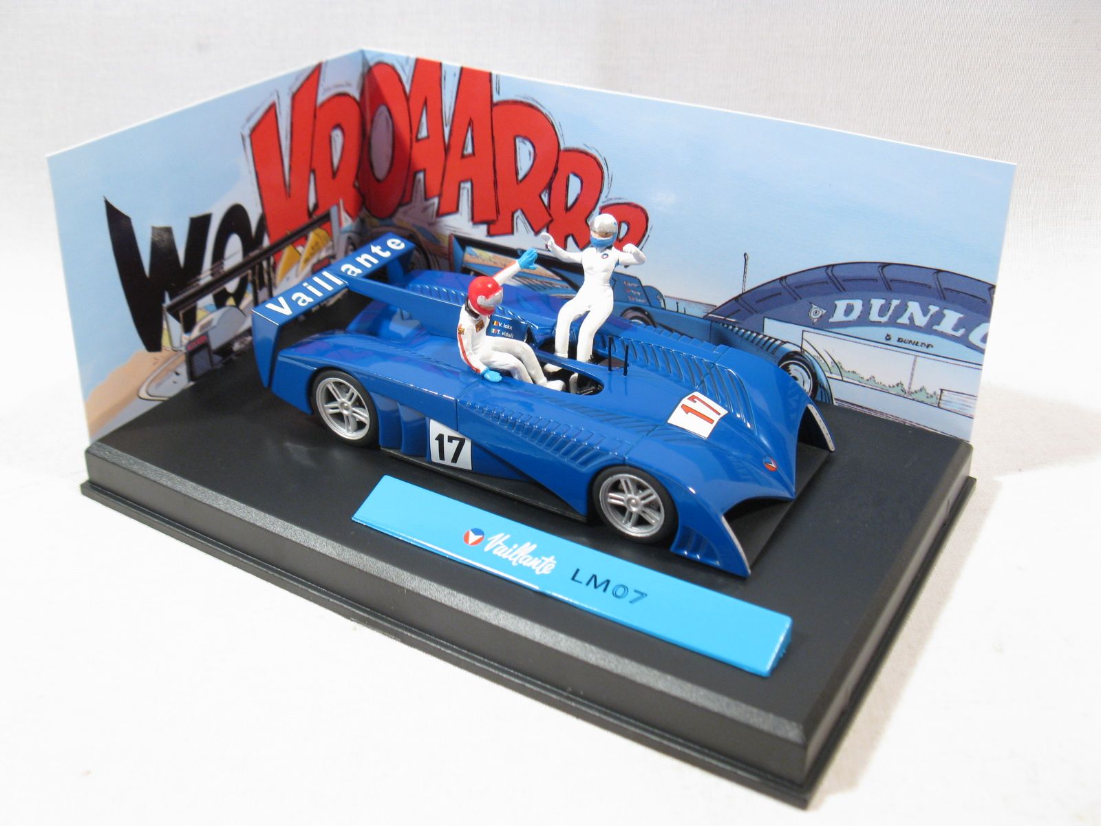 Michel Vaillant Auto  LM 07   Metall Diorama 1:43  85300