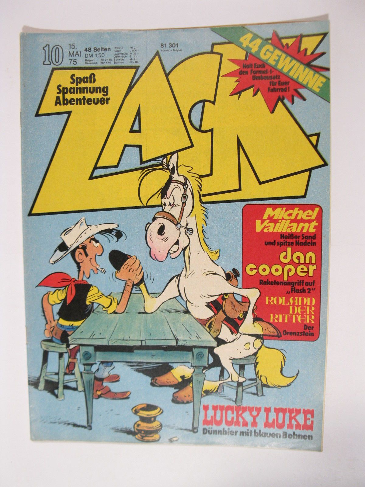 ZACK  Comic Nr. 75/10  Koralle Vlg. im Zustand (1/1-2). 78627