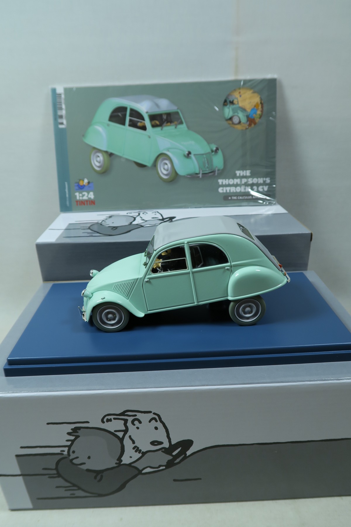 Tim & Struppi Tintin Auto 1/24 Schultzes 2 CV "Ente"  Moulinsart 29908