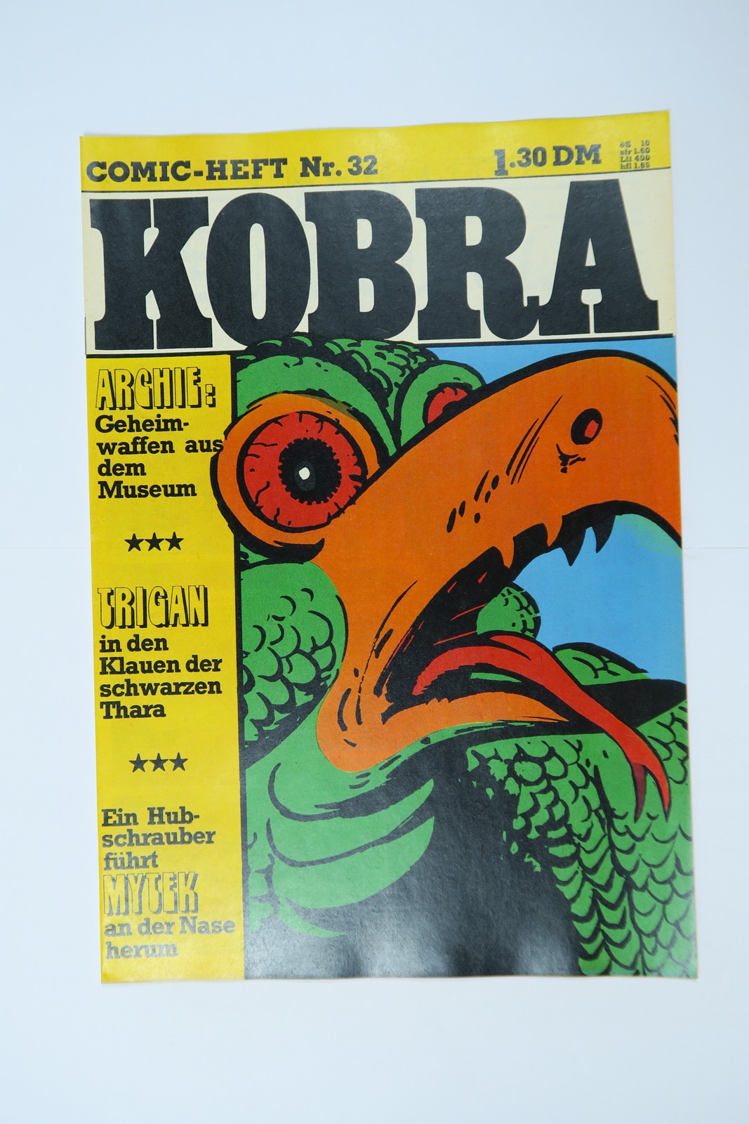 Kobra Comic 1975/32  Gevacur im Zustand (1). 150051