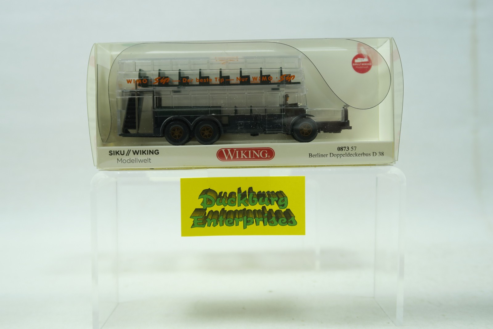 Wiking / Siku 1:87 Bus 087357 Berliner Doppeldeckerbus D 38 transparent 173677