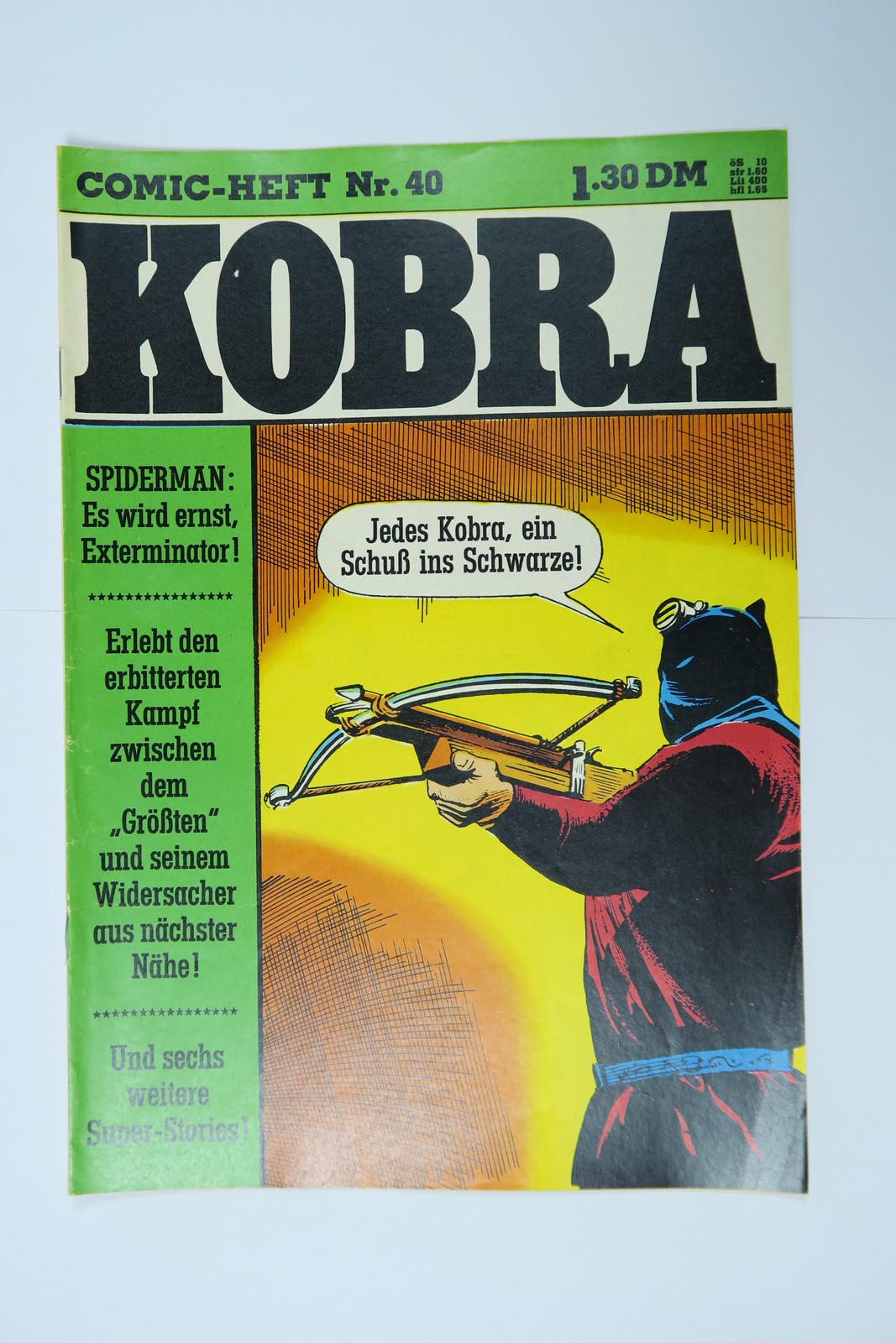Kobra Comic 1975/40  Gevacur im Zustand (1-2). 145469