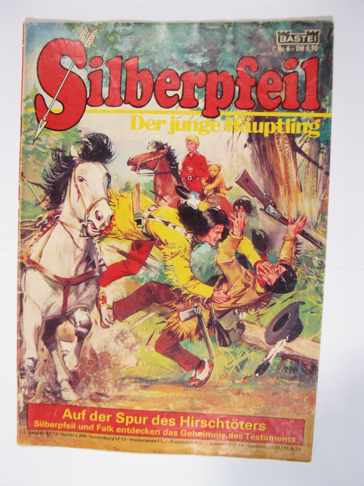 Silberpfeil  Nr.  6  Bastei Verlag im Zustand (2-3). 91141