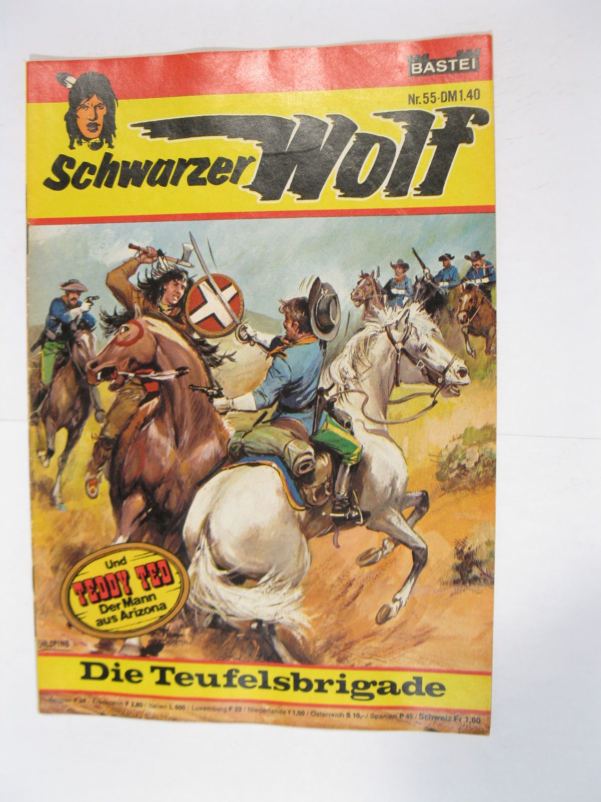 Schwarzer Wolf Nr. 55  Bastei im Zustand (1/1-2). 86081