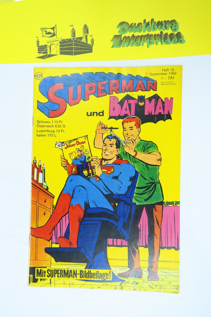 Superman Comic 1968/18  Ehapa im Zustand (1 BEILAGE ). 162429