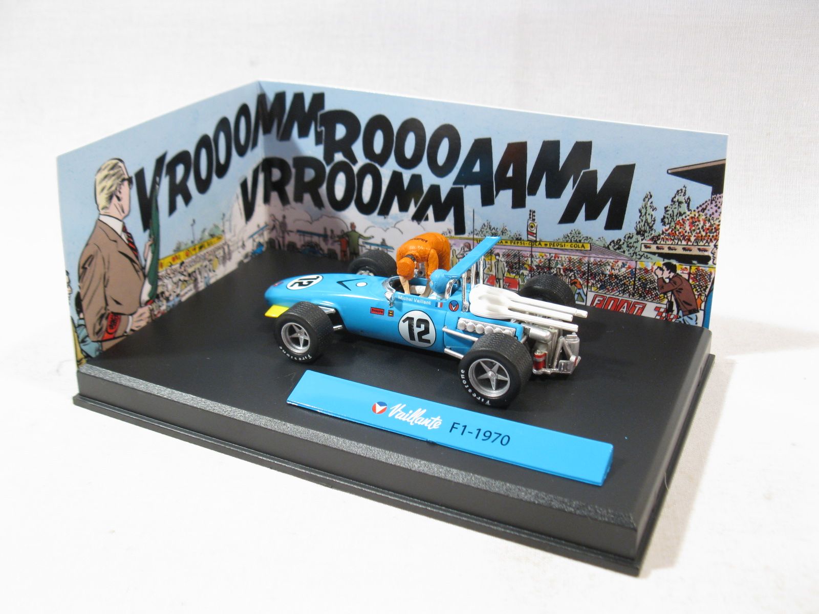 Michel Vaillant Auto  F1 - 1970  Metall Diorama 1:43  85295