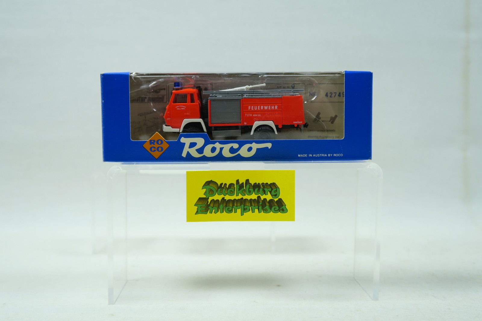 Roco 1312 Steyr 91 Tanklöschfahrzeug Feuerwehr rot in OVP 1:87 172605