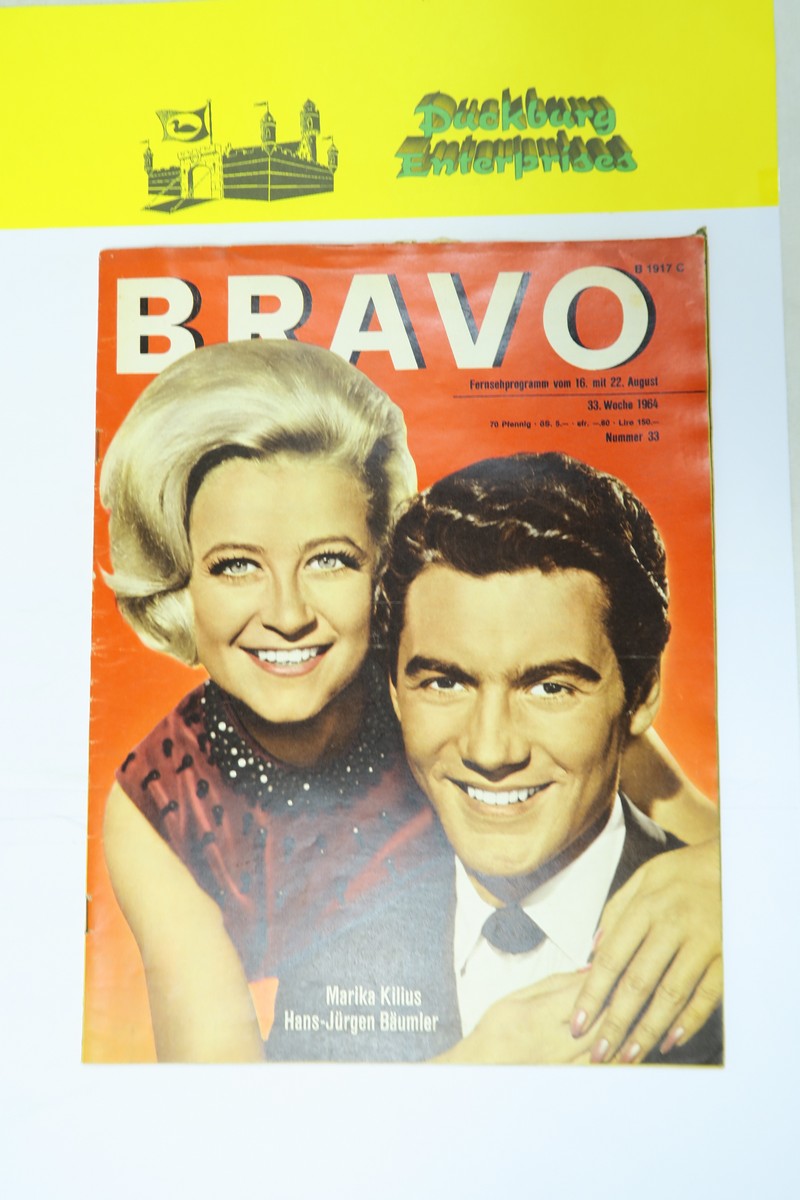 Bravo 1964 /33 vom 11.8.1964 Kilius, Bäumler, M. Versini, Beatles, P. Brice 159049