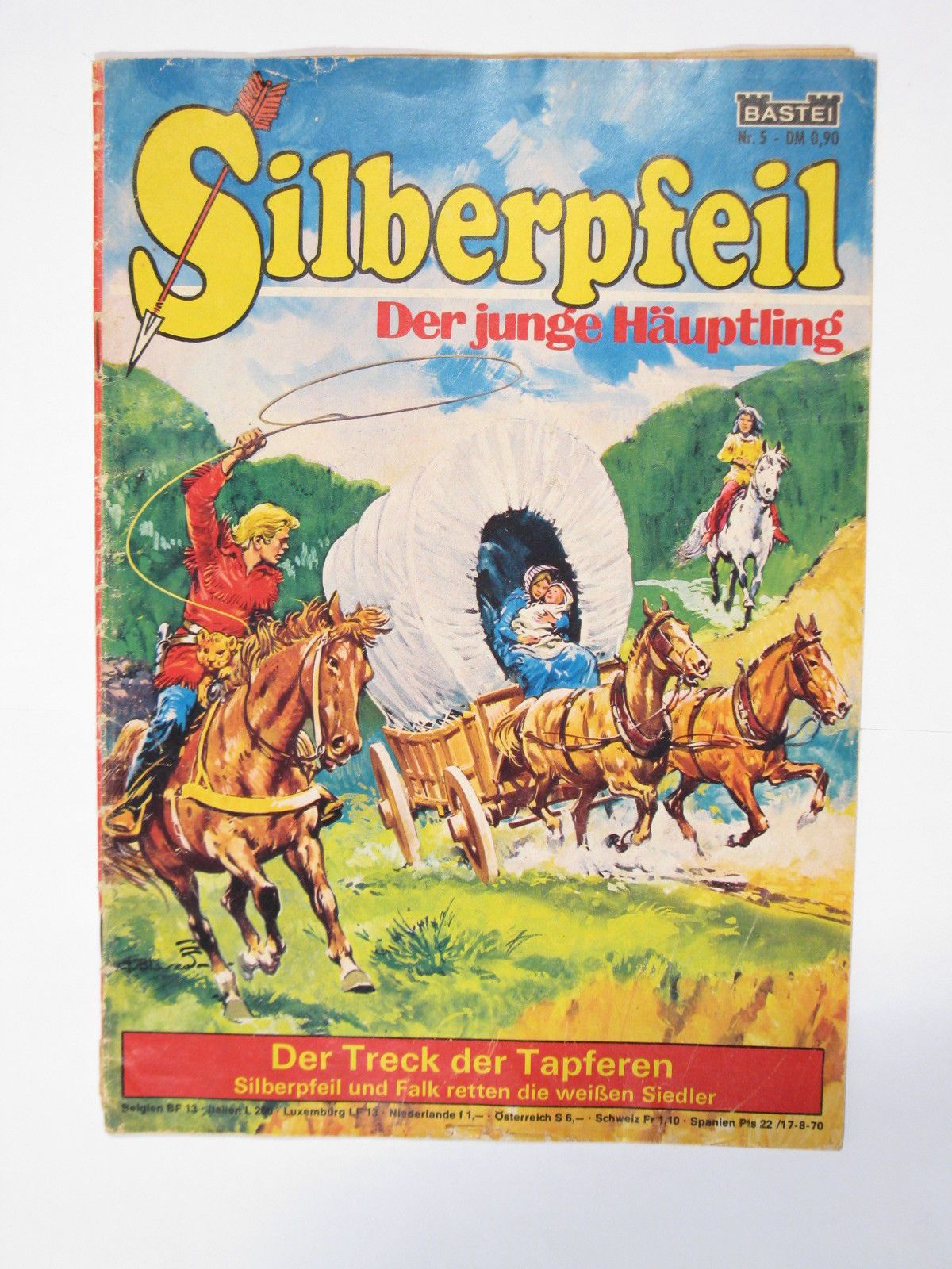 Silberpfeil  Nr.  5  Bastei Verlag im Zustand (2-3). 68713