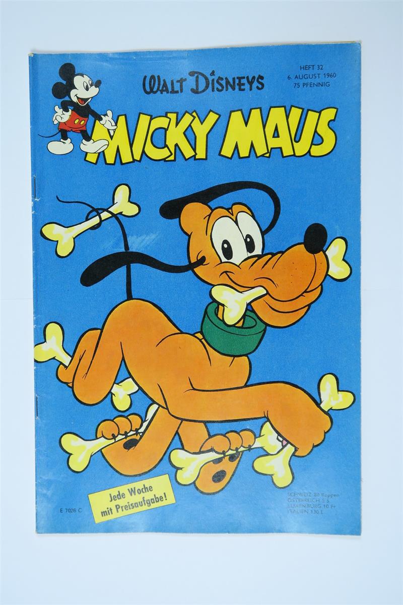 Micky Maus 1960/32 vom 6.8.60  Ehapa im Zustand (2). 143413