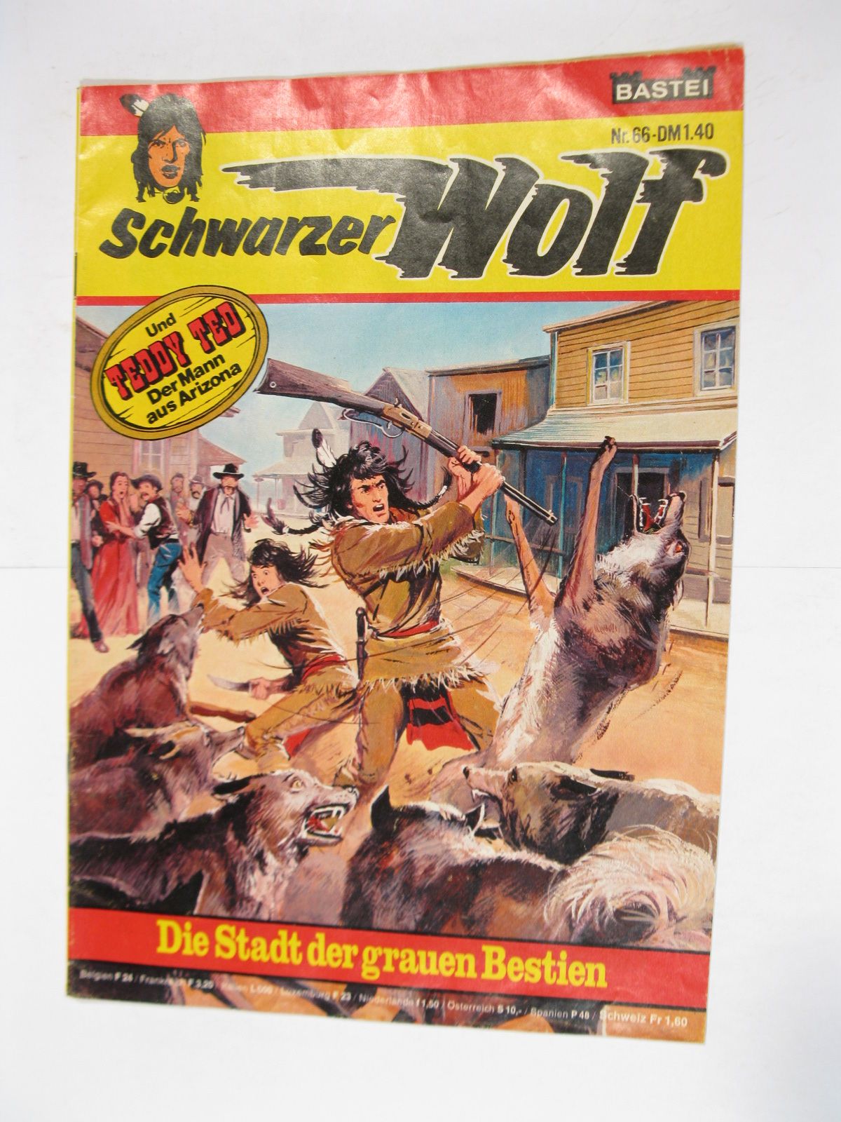 Schwarzer Wolf Nr. 66  Bastei im Zustand (1/1-2). 86123