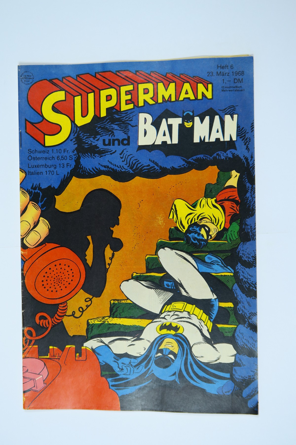 Superman Comic 1968/ 6  Ehapa im Zustand (1-2/2). 143759