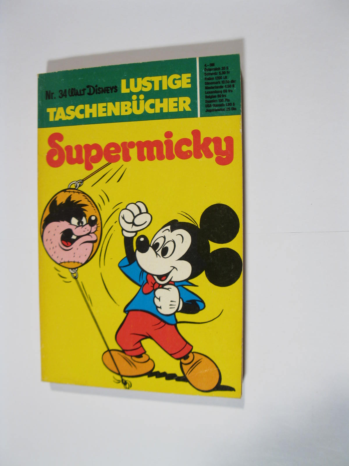 Donald Duck Lustiges Taschenbuch  Nr. 34  ERSTAUFLAGE Ehapa Z (1/1-2). 116167