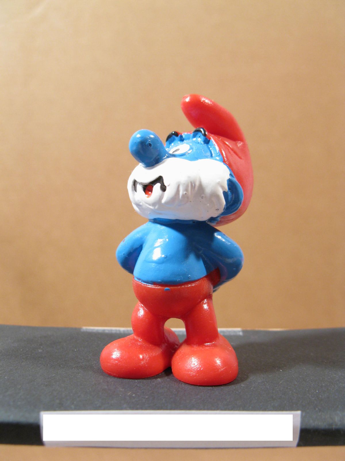 Papa Schlumpf nachdenkend Variante 255  Schleich # 20424 smurf puffi schtroumpf 27768+