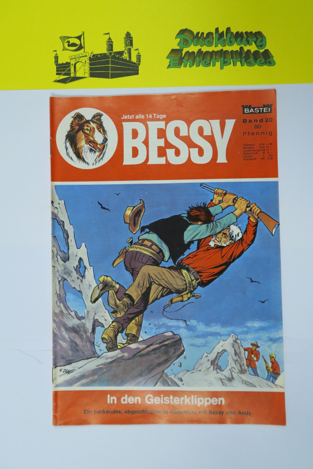 Bessy Comic-Heft Nr. 20  Bastei im Zustand (2). 150811