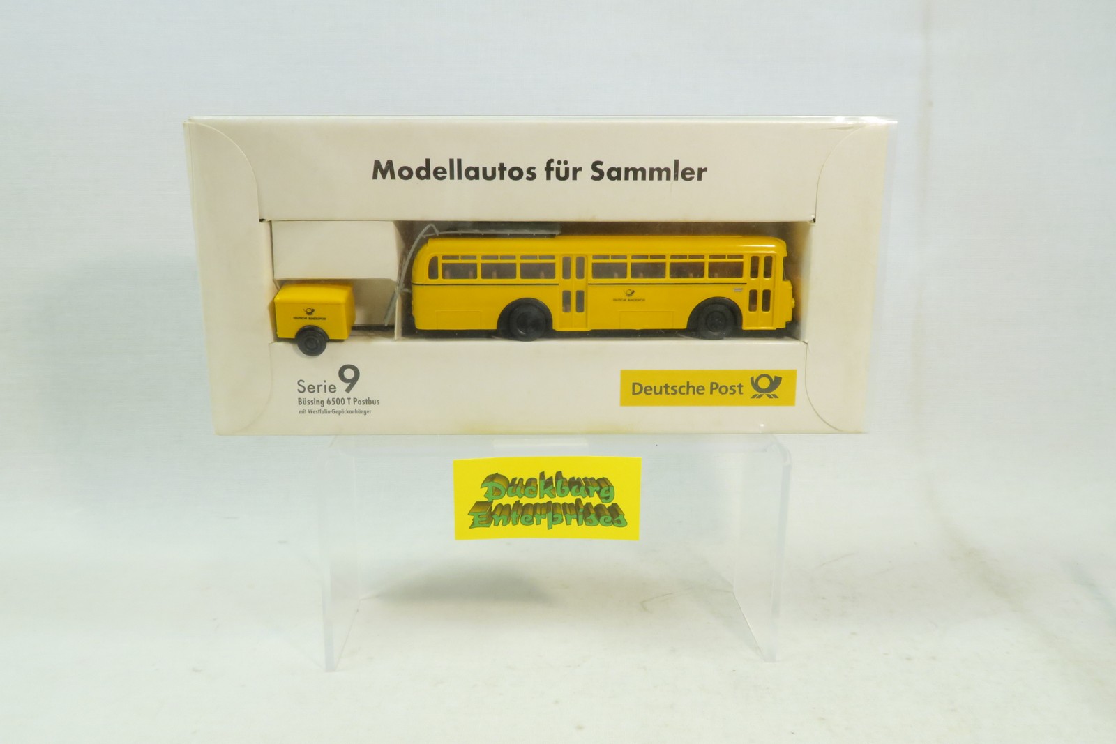 Brekina Serie 9 Büssing 6500 T Postbus mit Anhänger DBP in OVP 1:87 175549