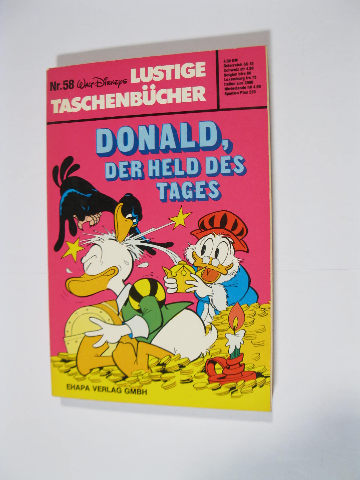 Donald Duck Lustiges Taschenbuch  Nr. 58  ERSTAUFLAGE Ehapa Z (1/1-2). 116213