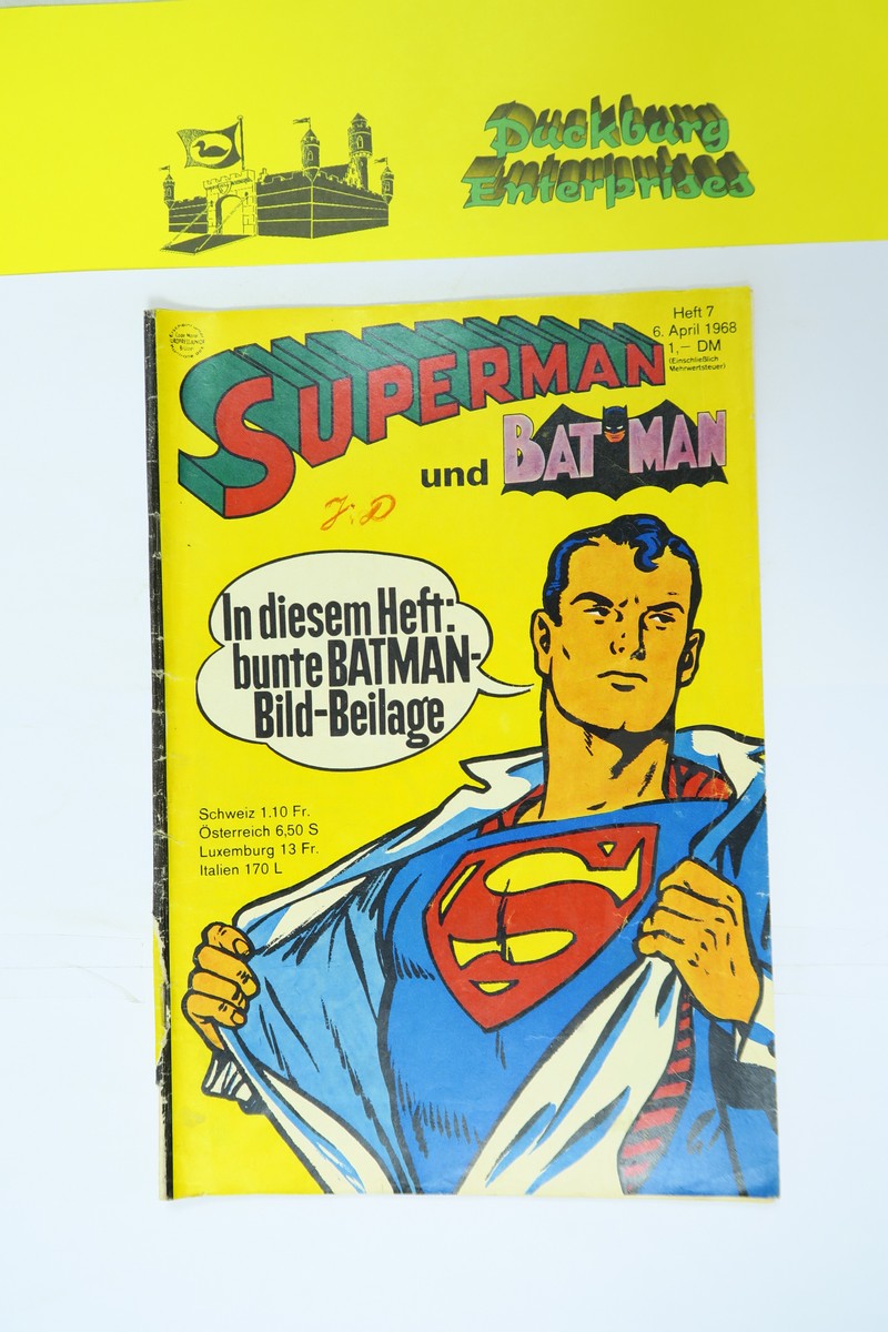 Superman Comic 1968/ 7  Ehapa im Zustand (3 NZ). 153665