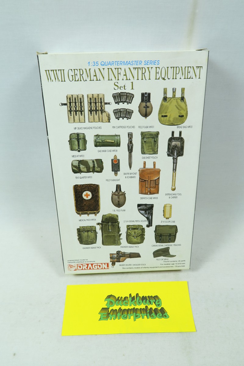 Dragon 3807 WWII German Infantry Equipment Set 1 mb14561